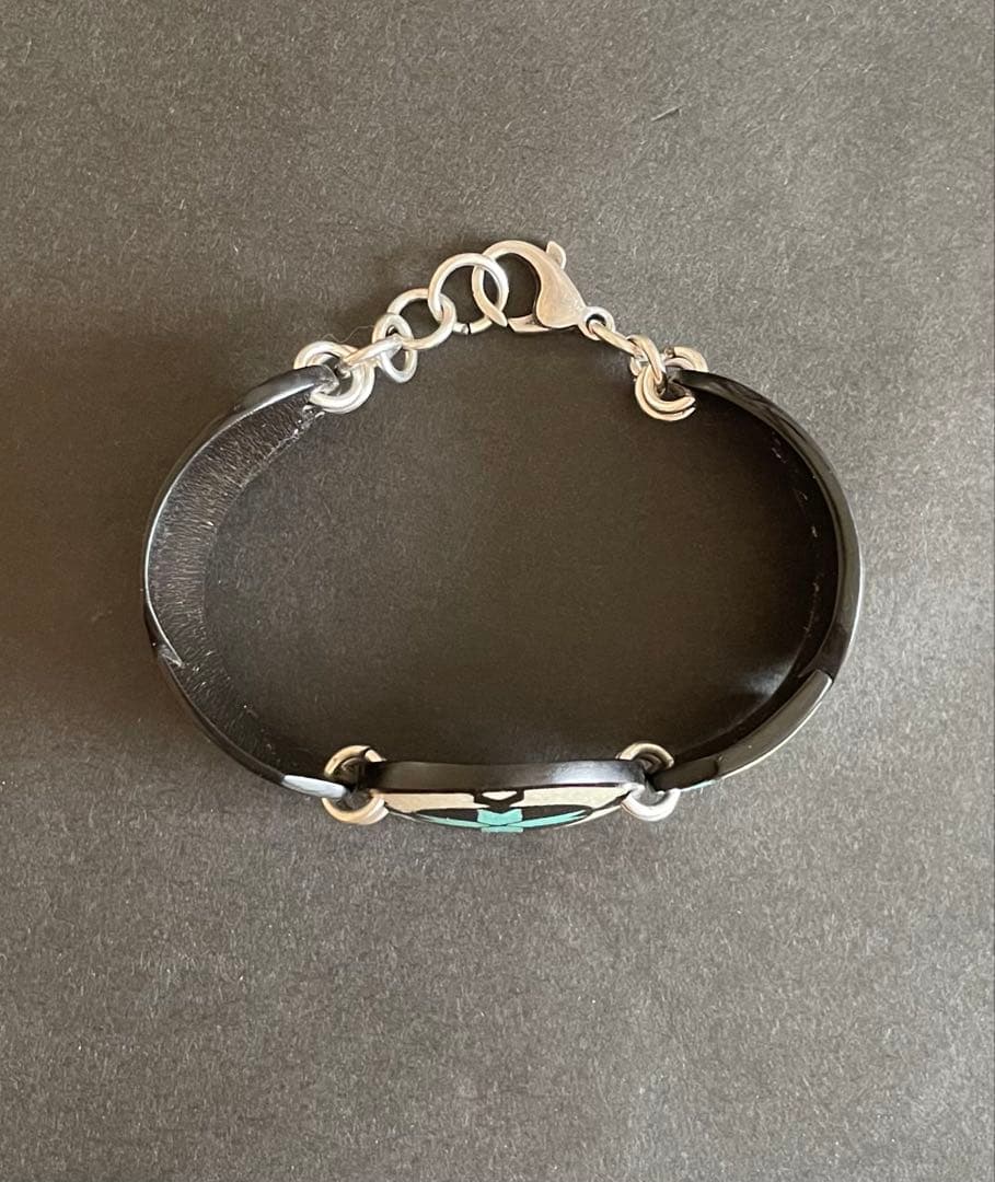 ヴィンテージ ラコタ族 バッファローホーン ブレスレット ターコイズ バングル