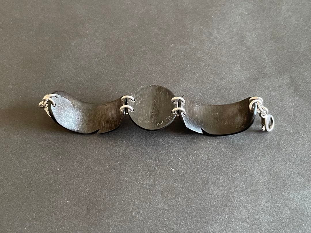 ヴィンテージ ラコタ族 バッファローホーン ブレスレット ターコイズ バングル