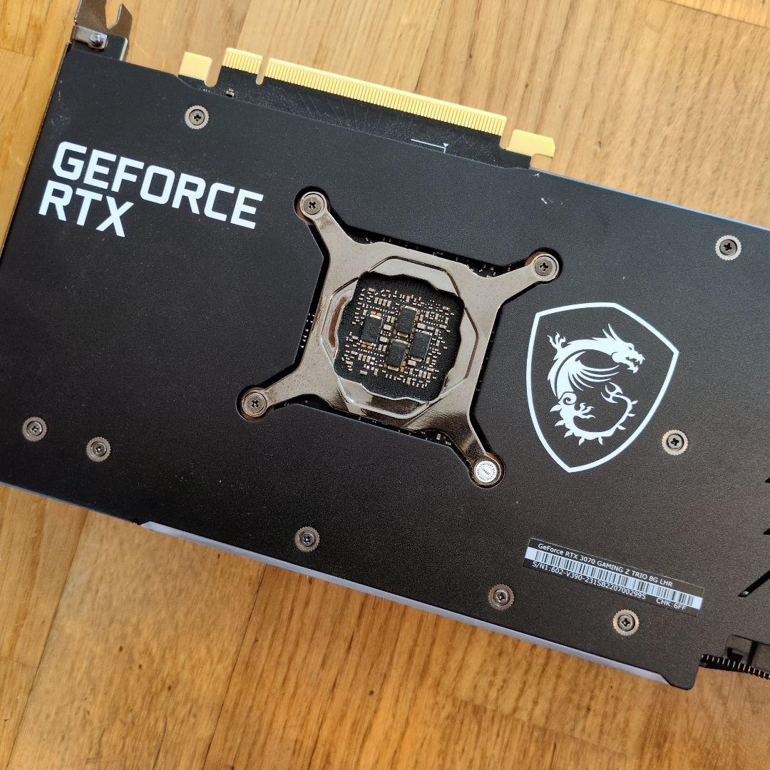 （動作確認済ジャンク）MSI GeForce RTX 3070 GAMINGZ