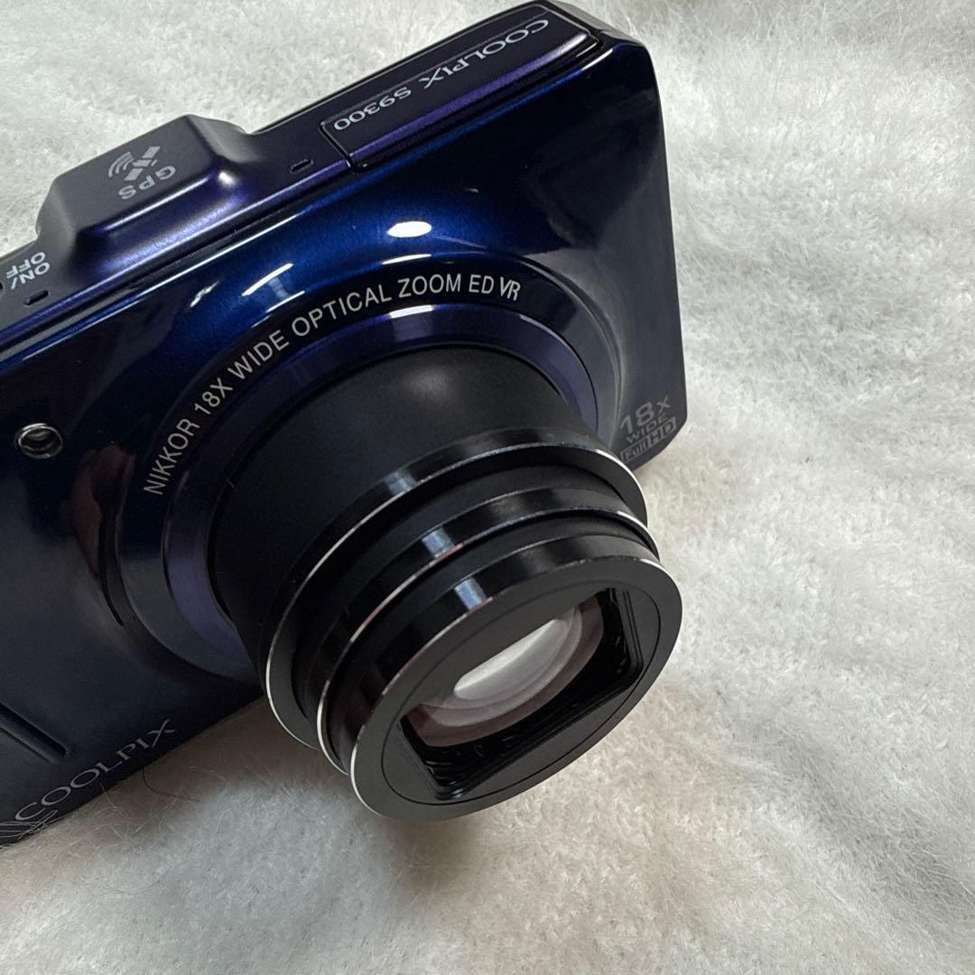 Nikon ニコン COOLPIX S9300 クールピクス ネイビーブルー