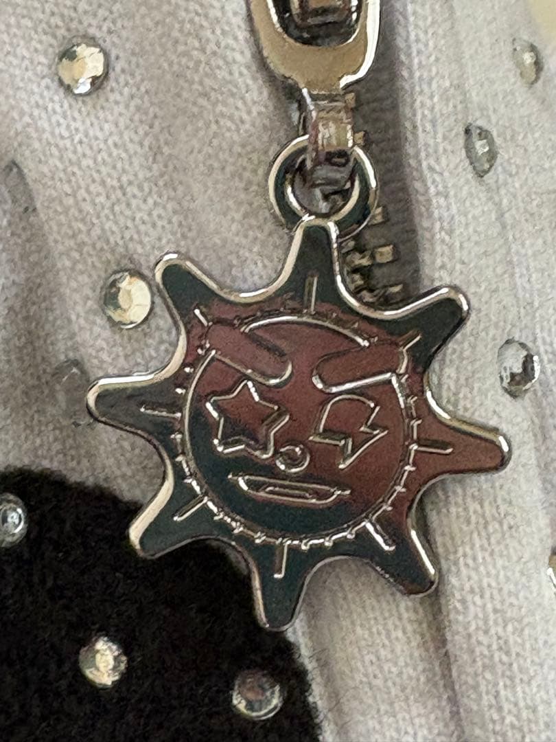 Glo Gangラインストーンフーディーパーカー