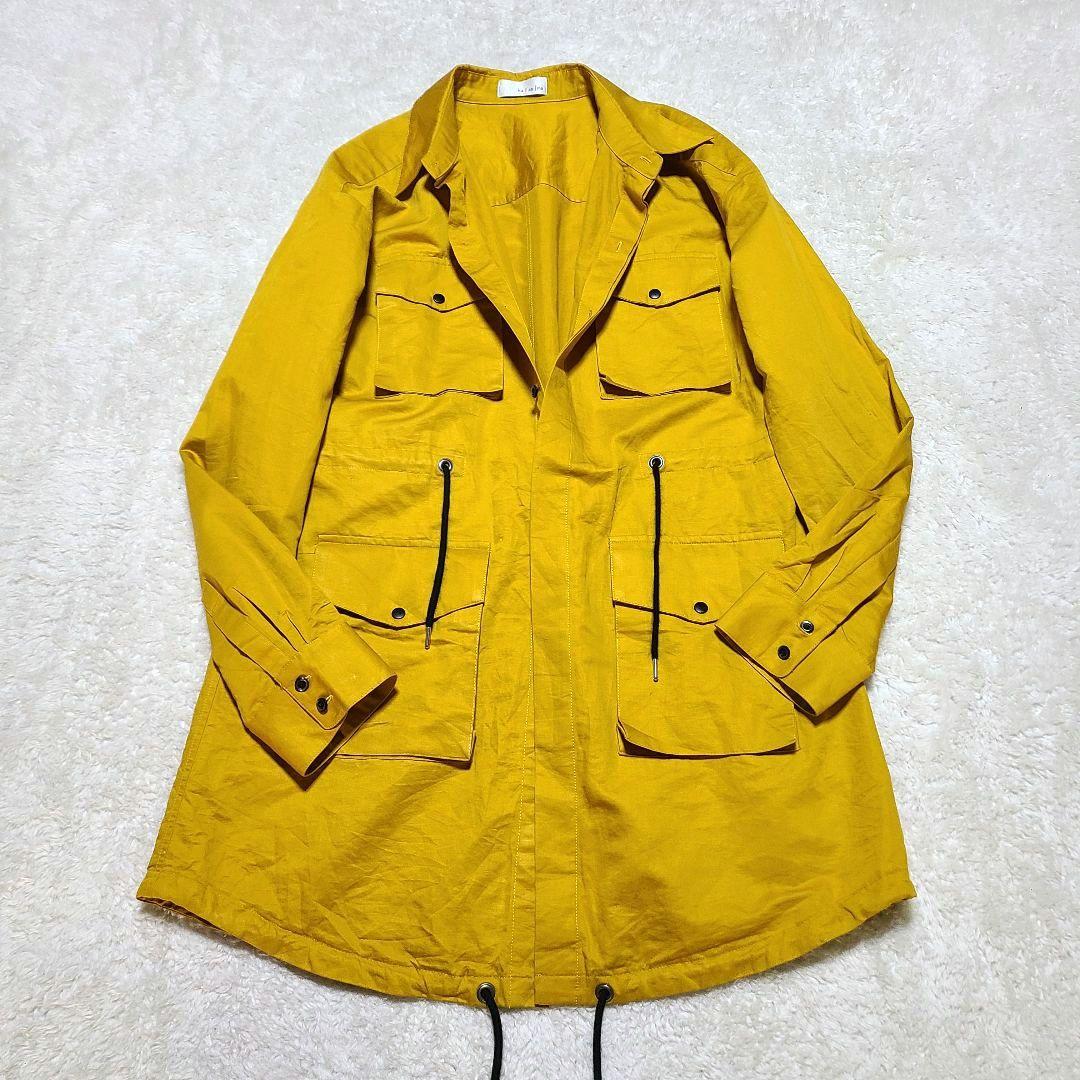 【美品】近年モデル　ハザマ　経年真価のシャツ　ライトアウター　オーバーサイズ　M