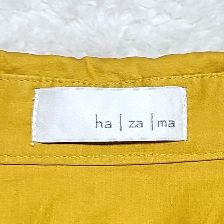 【美品】近年モデル　ハザマ　経年真価のシャツ　ライトアウター　オーバーサイズ　M