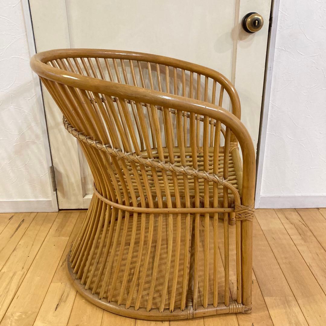 ☆アンティーク☆ ラタン　籐　チェア　古道具