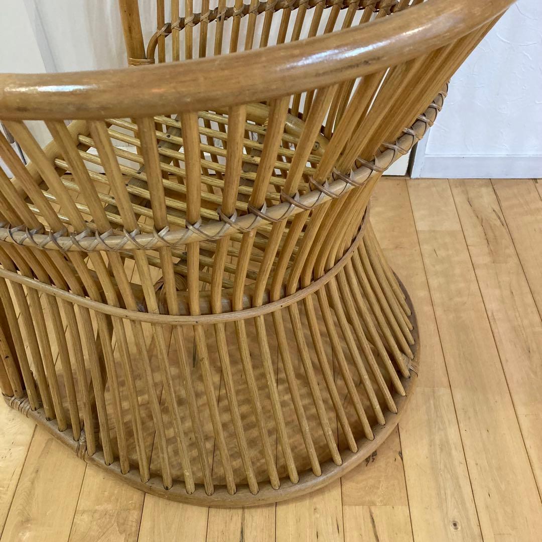 ☆アンティーク☆ ラタン　籐　チェア　古道具