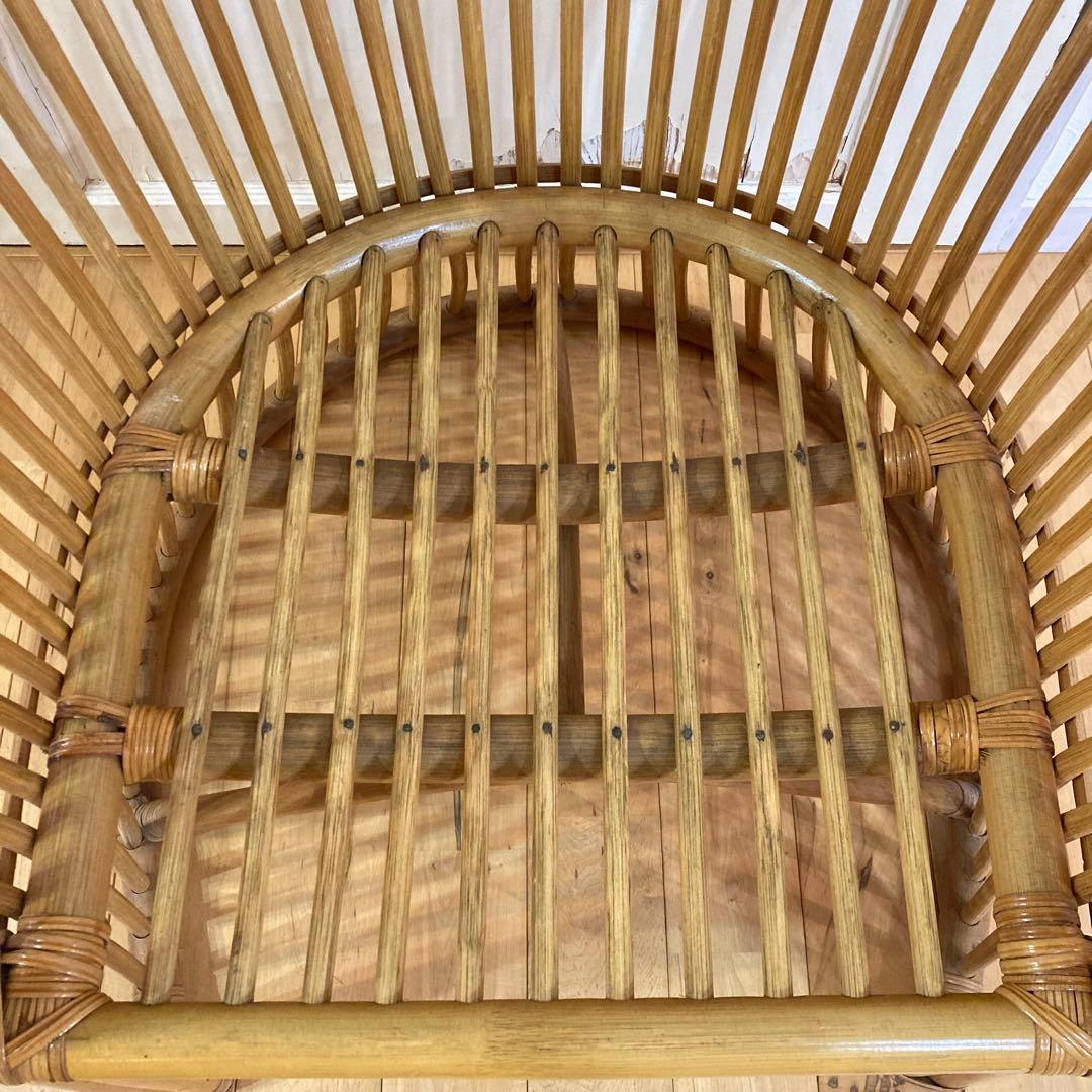☆アンティーク☆ ラタン　籐　チェア　古道具