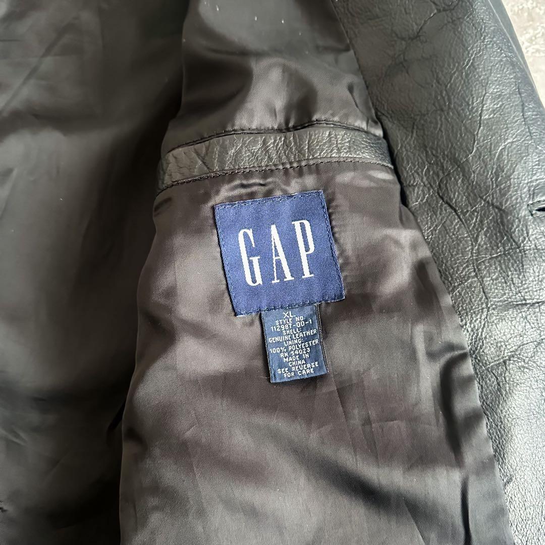 90s~ Old GAP オールドギャップ レザー テーラード ジャケット