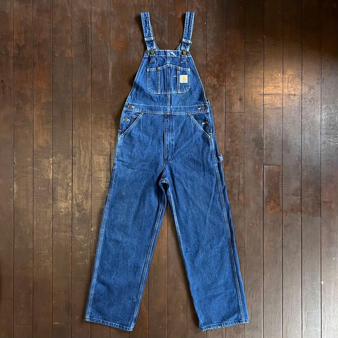 【Carhartt カーハート】 デニムオーバーオール XL ゆるだぼ y2k