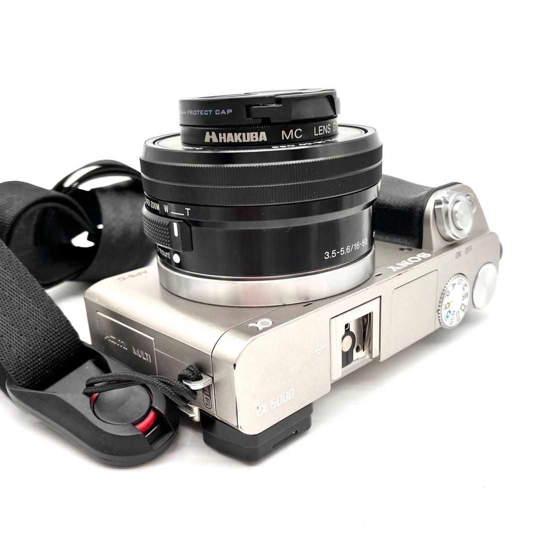 SONY a6000 ILCE-6000 シルバーボディ　16-50mmレンズ