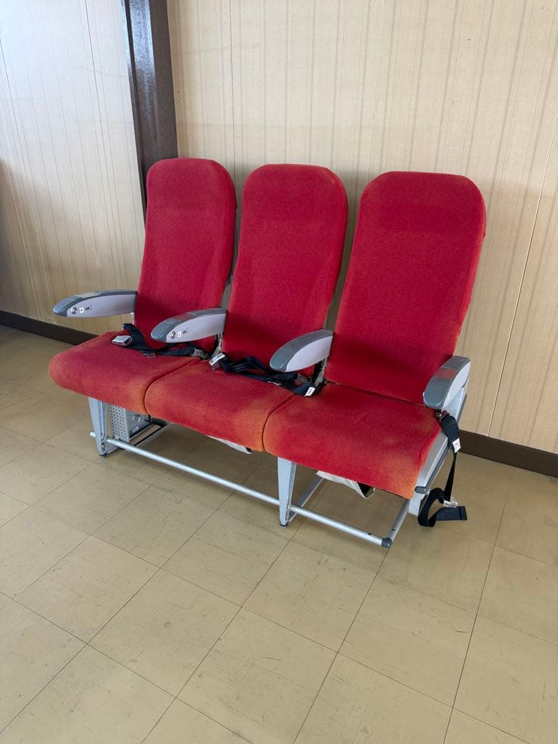 観光専門学校使用品　飛行機　旅客機　椅子　実習用⑤