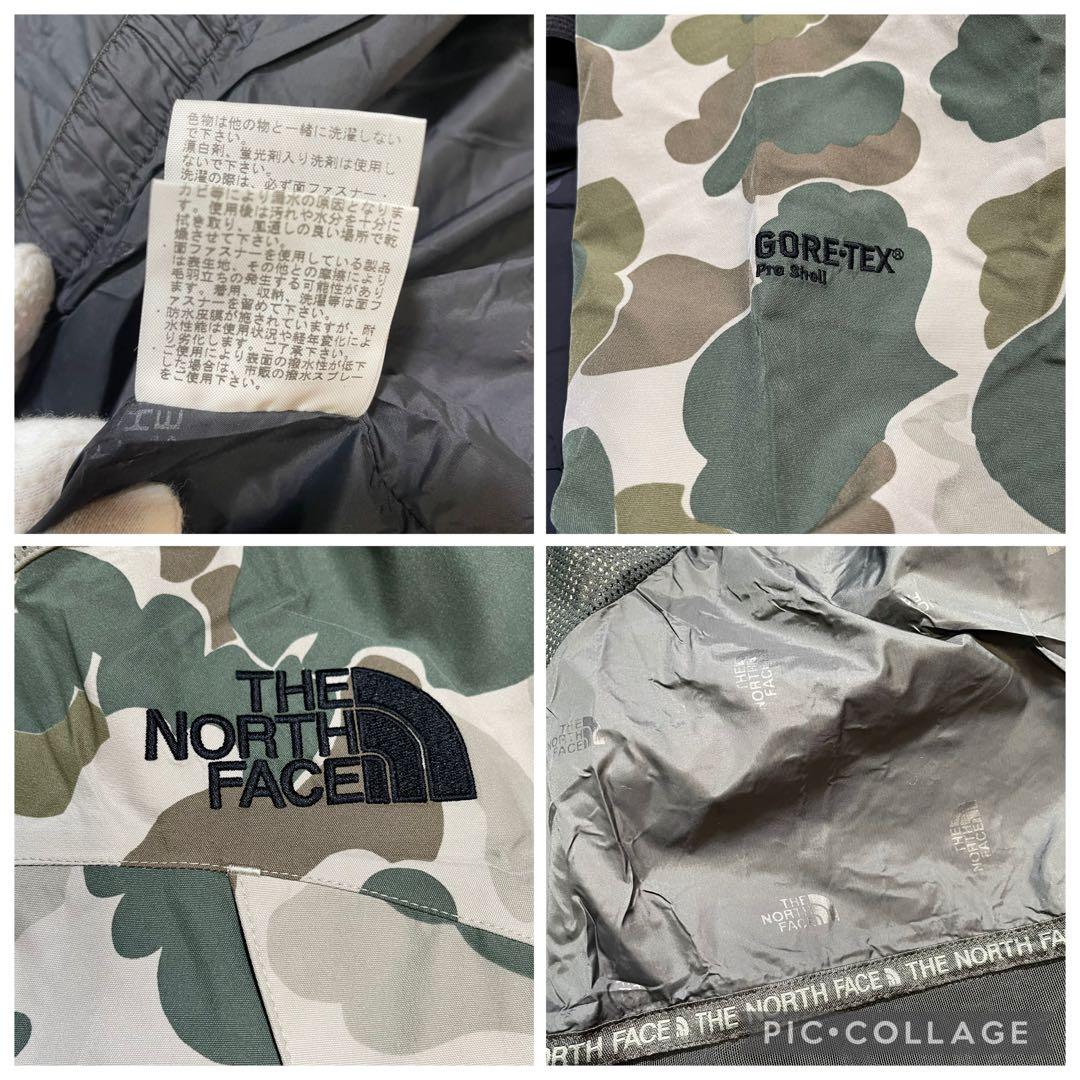 ノースフェイス マウンテンジャケット GORE-TEX PRO迷彩/カモフラ M