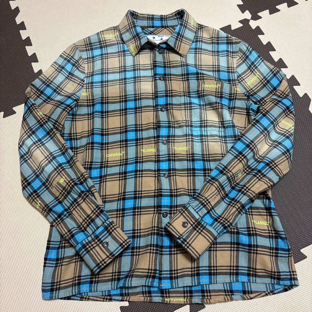 Off White ネルシャツ Virgil abloh XS