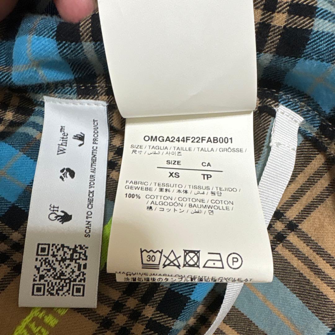 Off White ネルシャツ Virgil abloh XS