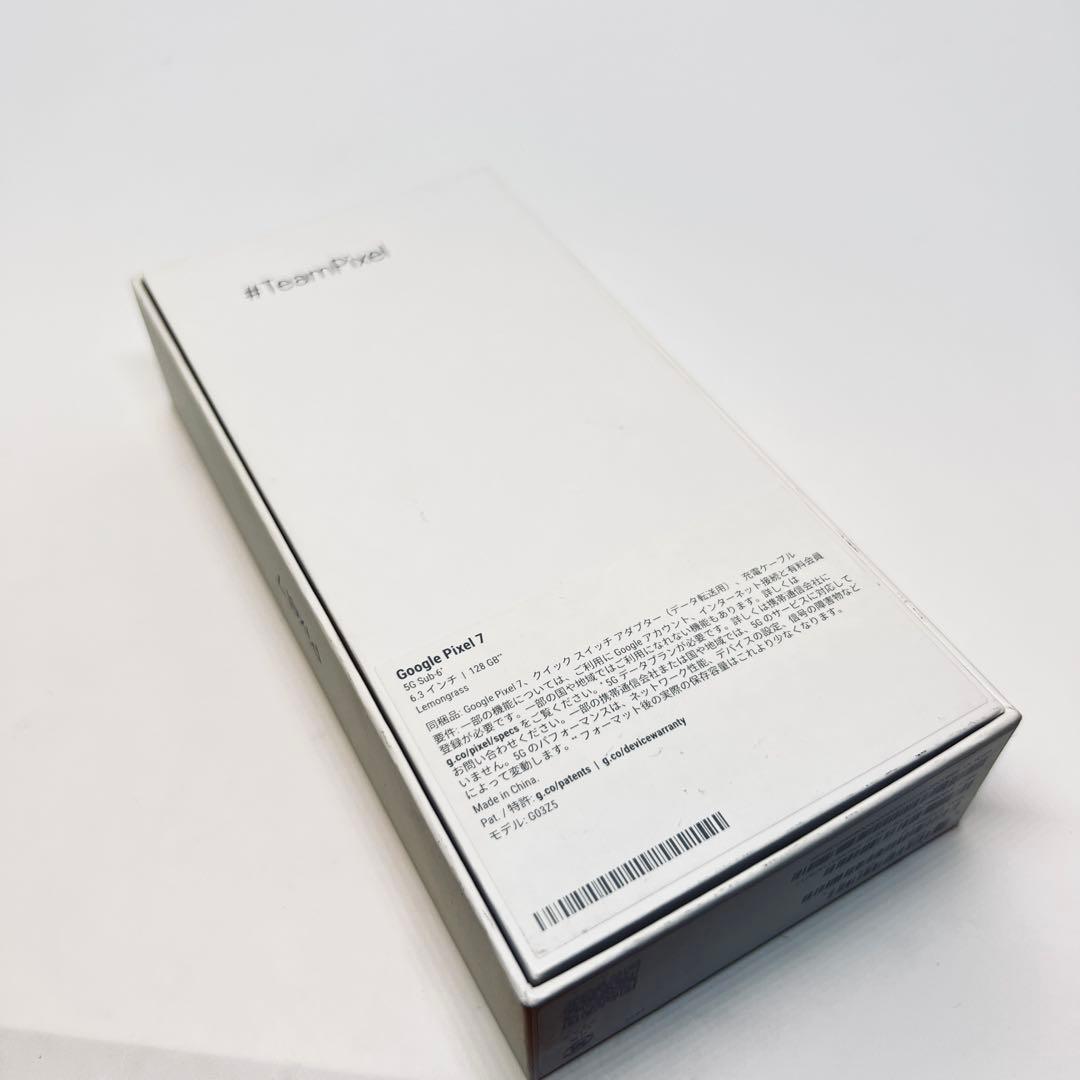 【未使用 交換品】 Google Pixel 7 128GB レモングラス