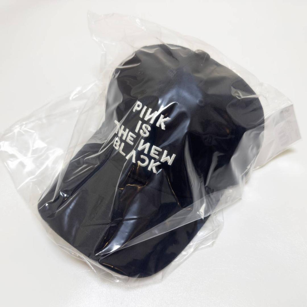 新品 FRAGMENT BLACKPINK Cap Black ブラックピンク