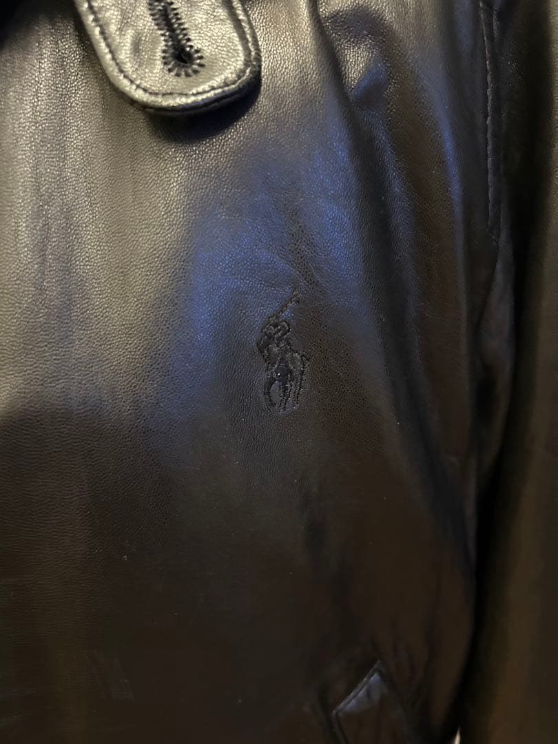ラルフローレン　レザージャケット　スウィングトップ　サイズS