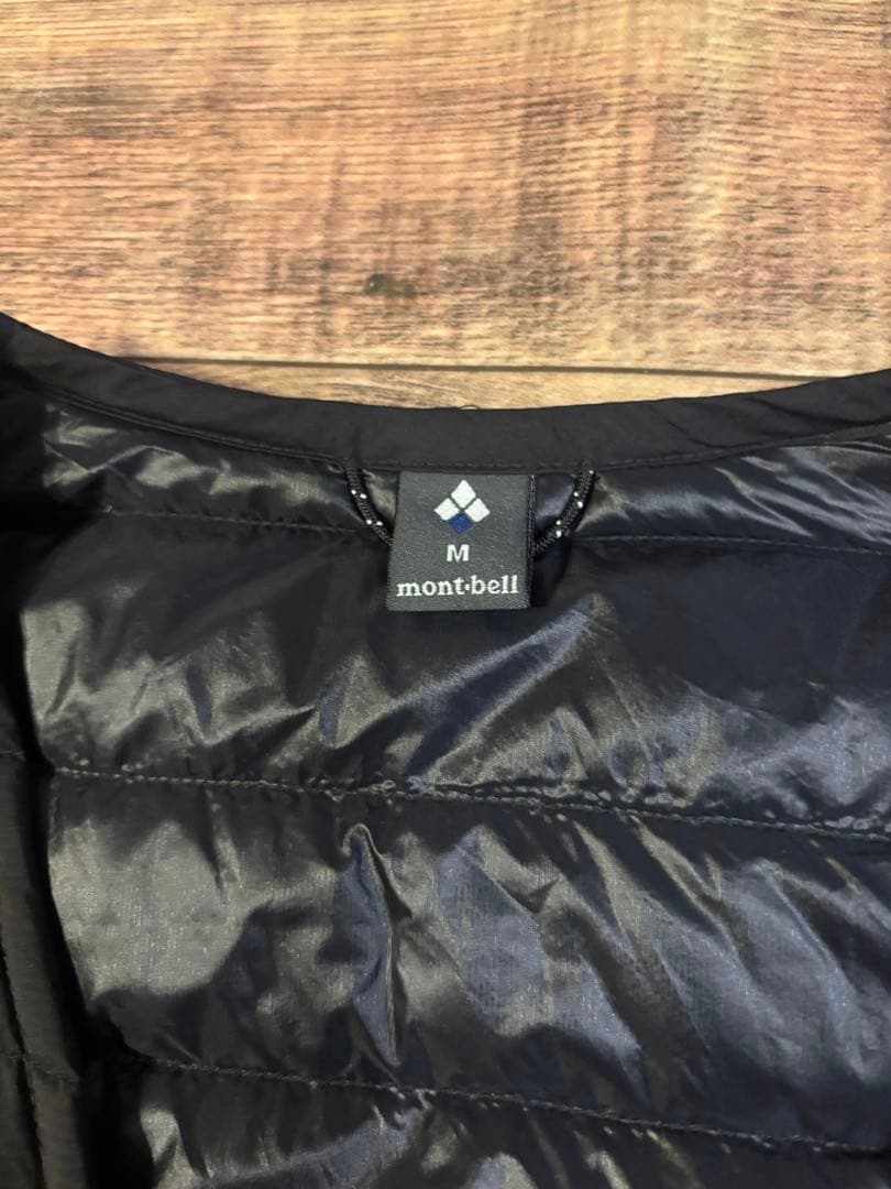 モンベル　montbellスペリオダウンVネックベストMサイズ　ブラック