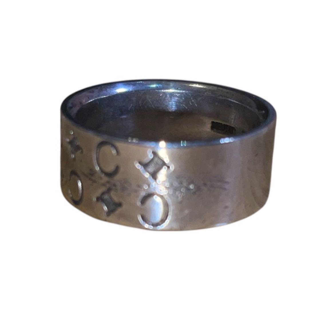 CELINE シルバーリング マカダム　18号　セリーヌ