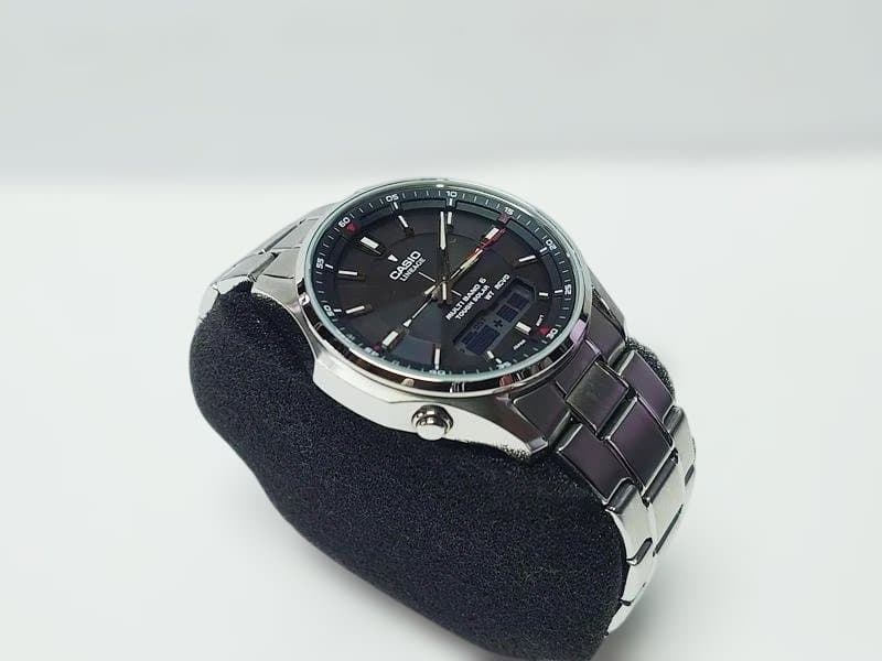美品 CASIO LINEAGE 電波ソーラー LCW-M100DE-1AJF
