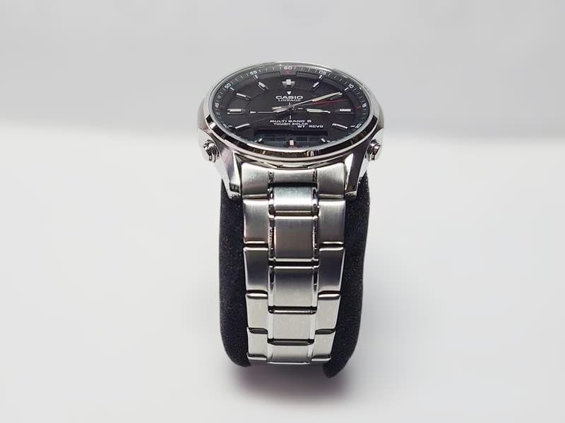 美品 CASIO LINEAGE 電波ソーラー LCW-M100DE-1AJF