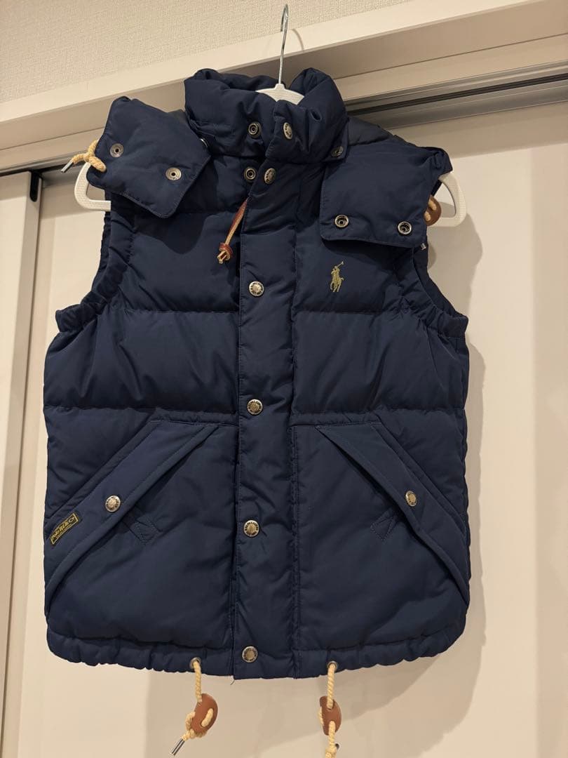 【格安】Polo Ralph Lauren ネイビー ダウンベスト XS