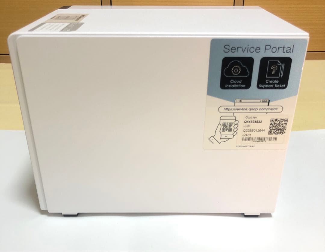 QNAP NAS　TS-433　Western Digital 4TB HDD