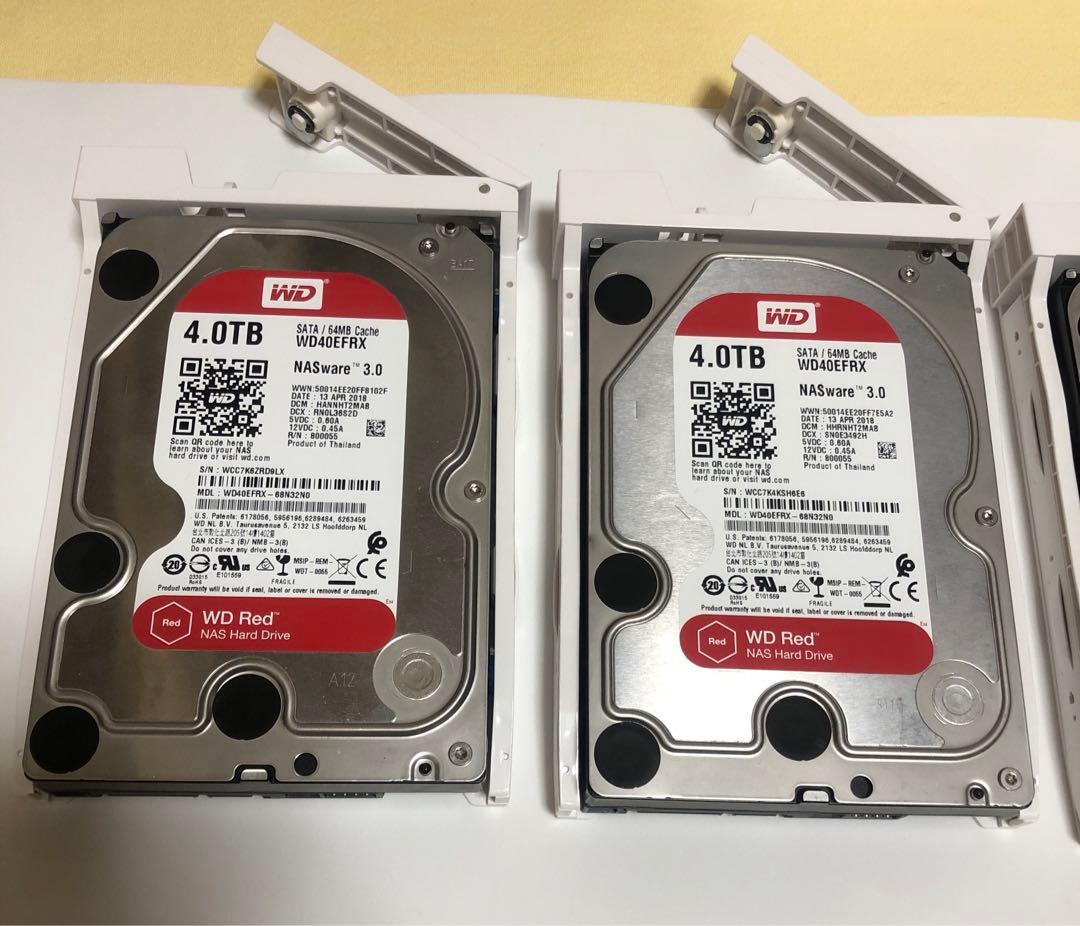 QNAP NAS　TS-433　Western Digital 4TB HDD