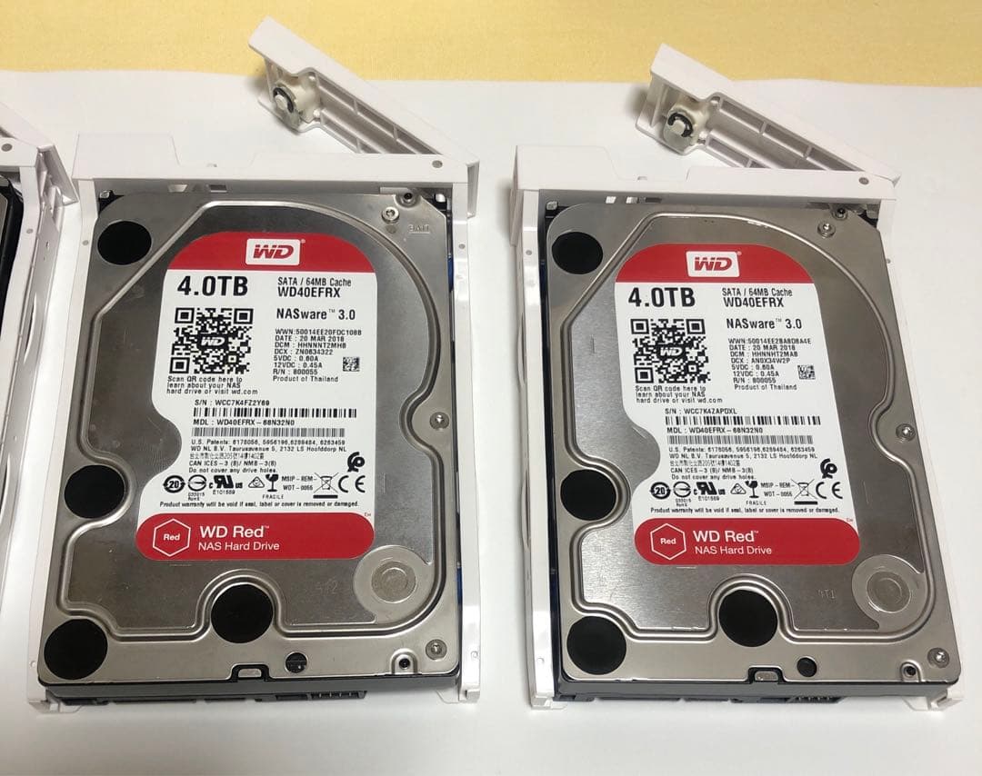 QNAP NAS　TS-433　Western Digital 4TB HDD