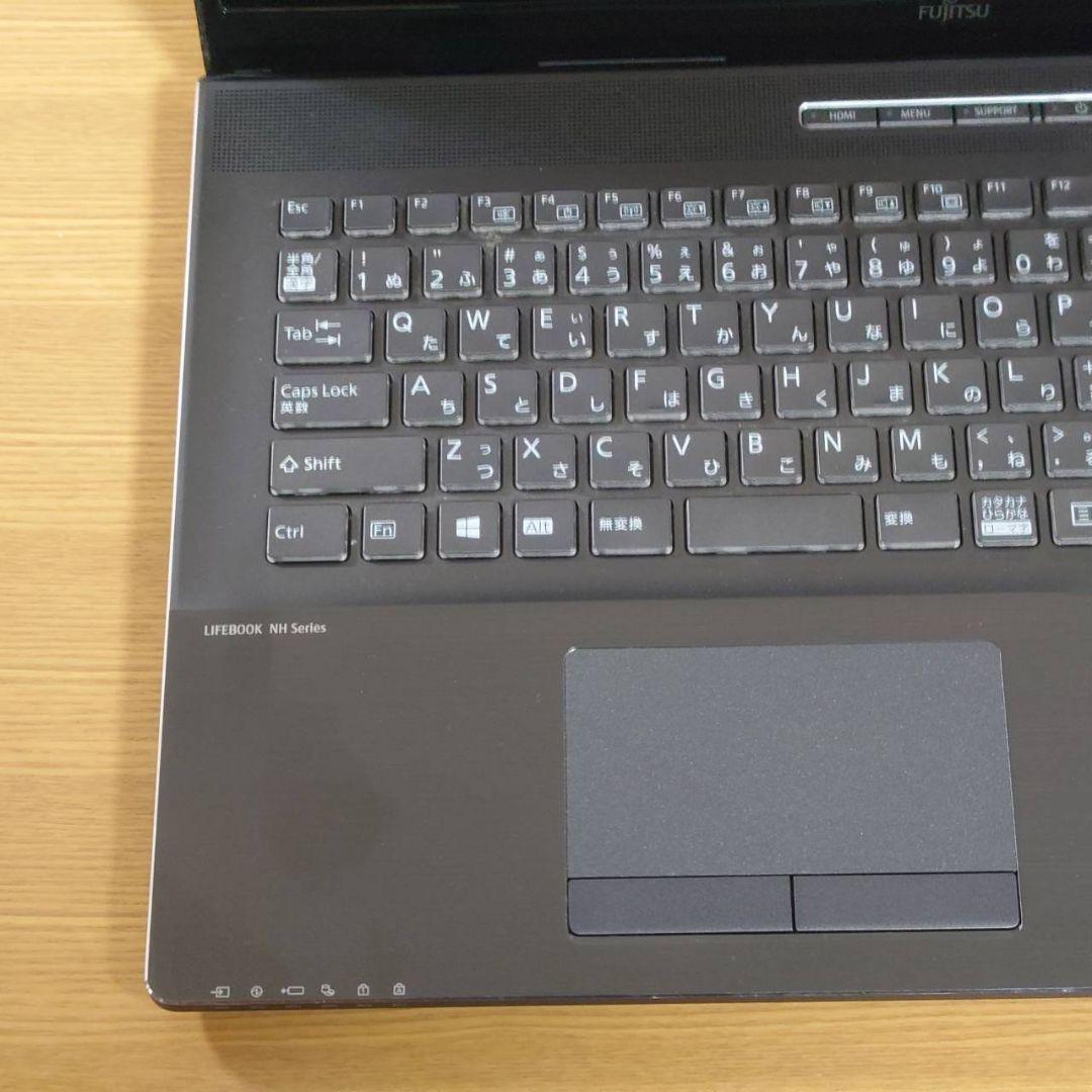 富士通　ノートPC　NH90/E2　FMVN90E2B　17.3型　ブラック