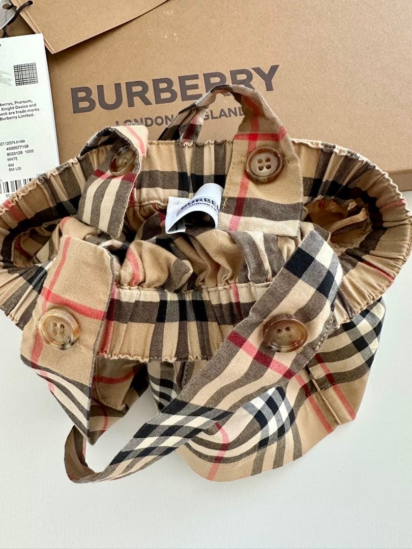 Reiバーバリーロンパース&ジャンバースカート&おまけロンパース