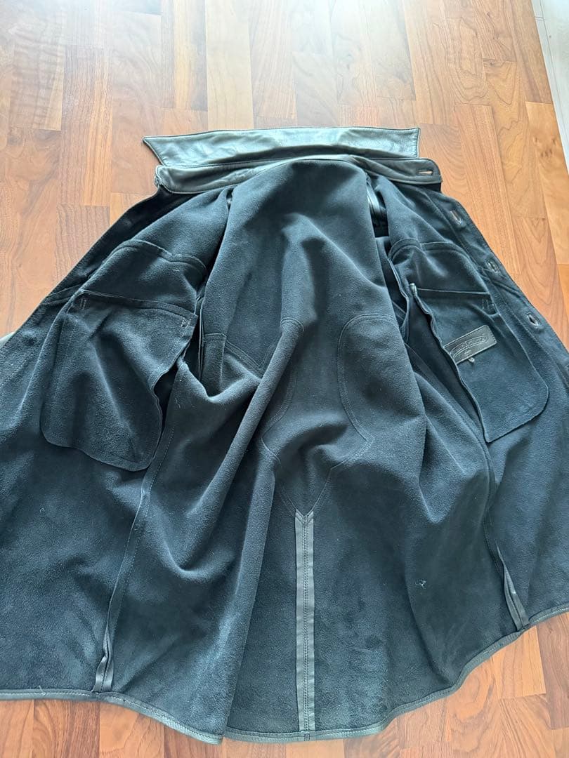 CHROME HEARTS クロムハーツ　ウェスタンレザーシャツ　ブラック