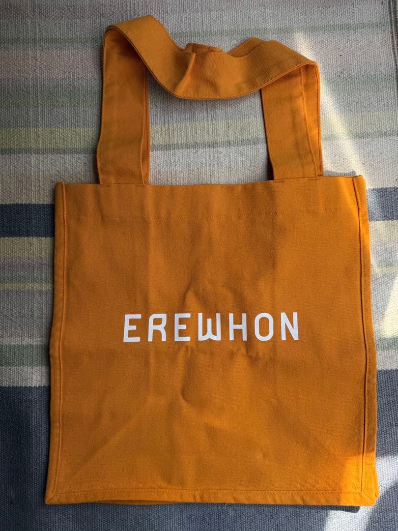 EREWHON キャンバストートバッグ イエロー