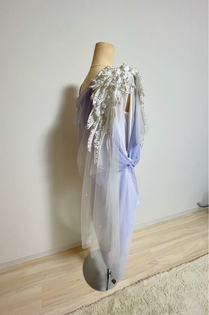 社交ダンス　ドレープのラテンドレス