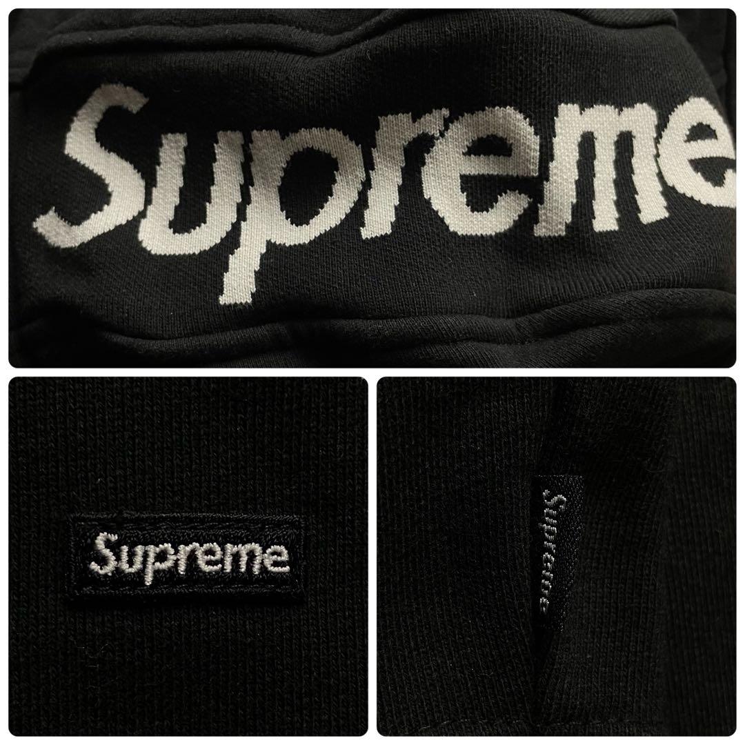 3216U 【人気モデル】シュプリーム☆スモールボックスロゴ フードロゴパーカー