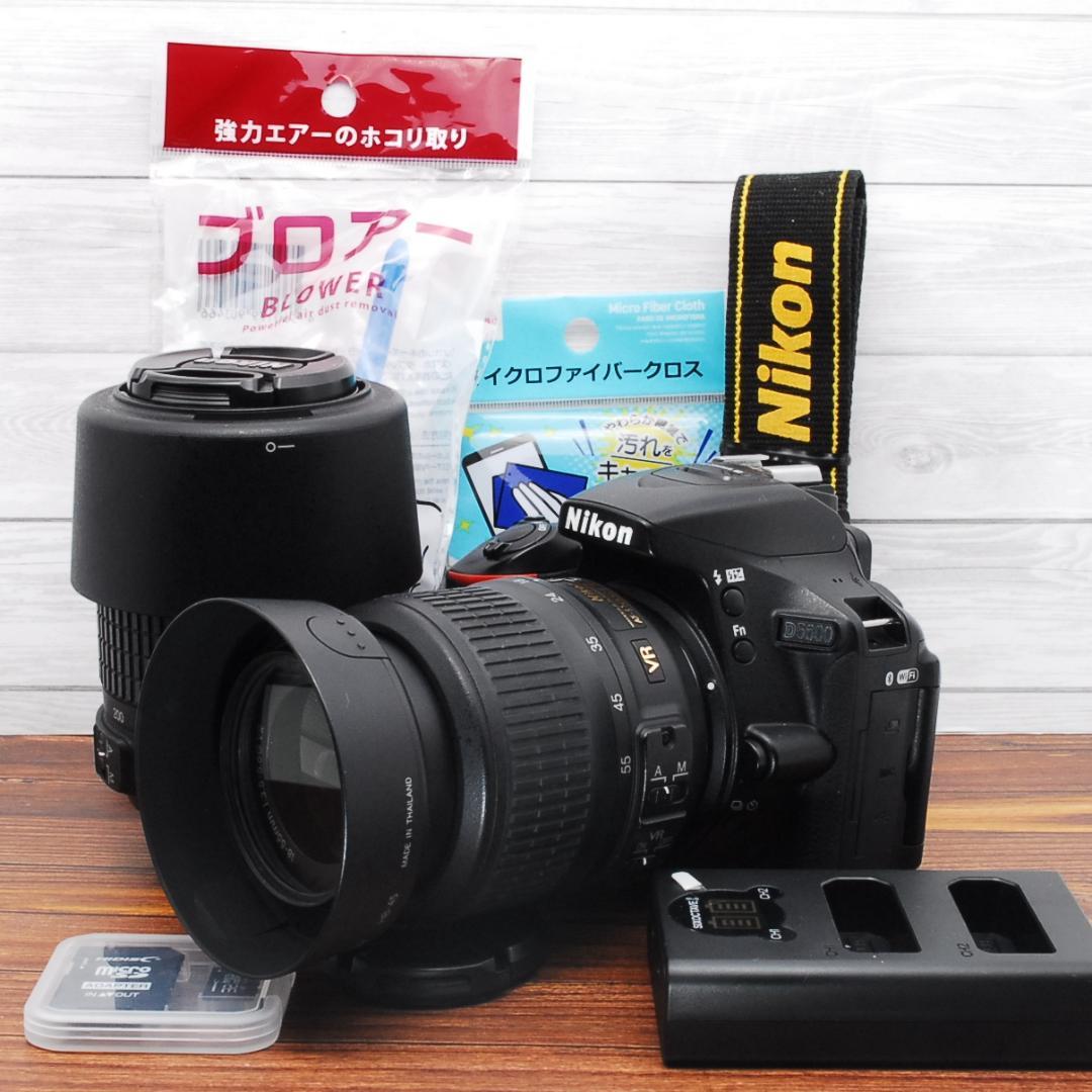 ✨美品 Bluetooth搭載機✨Nikon D5600 ダブルレンズセット