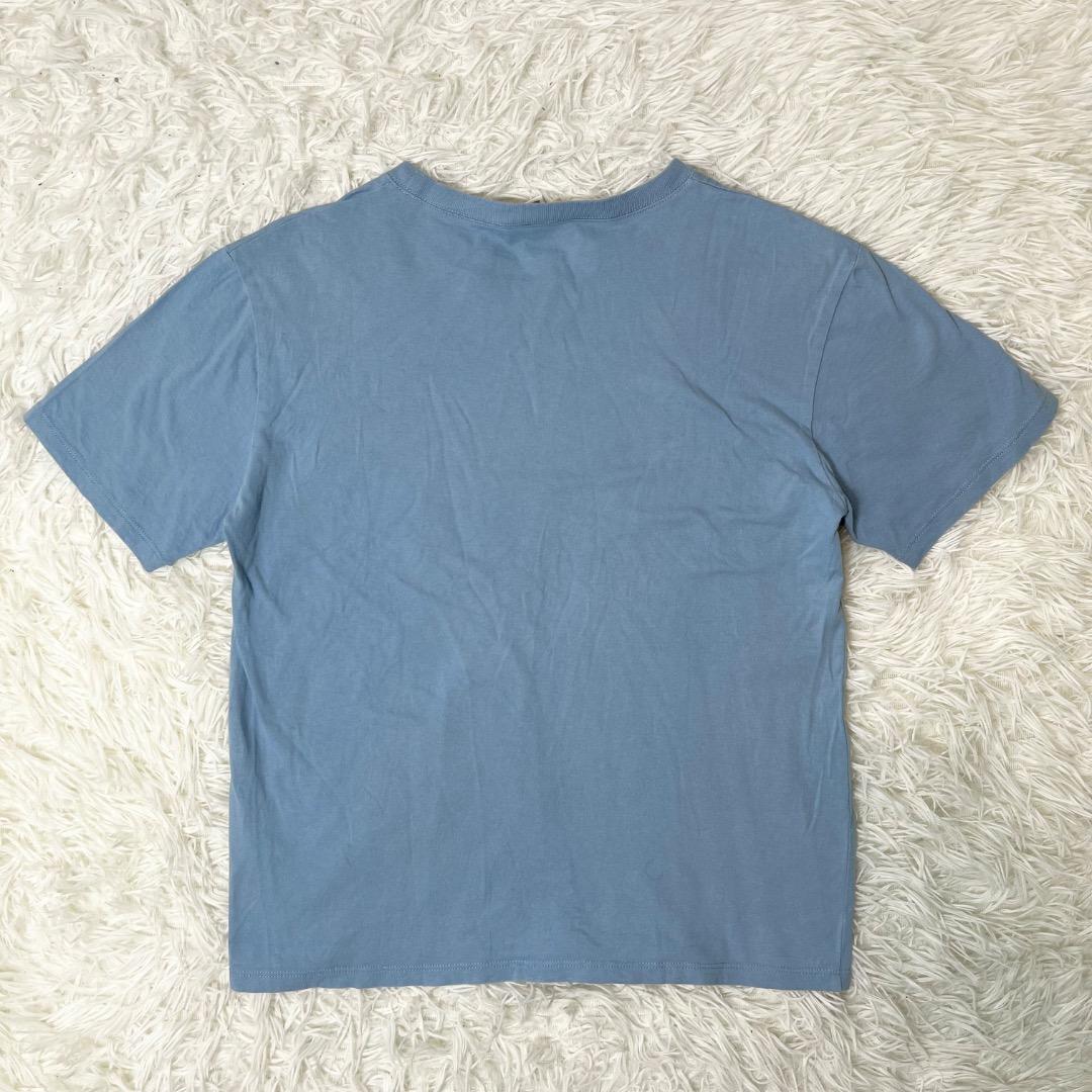 グッチ GUCCI Tシャツ 半袖 GGロゴ プリント 140 10 ブルー