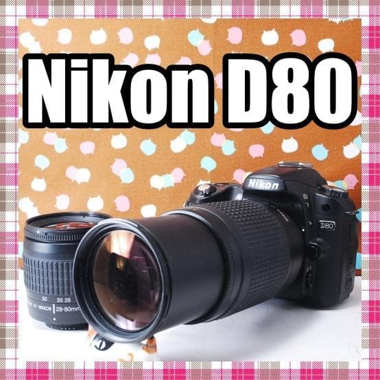 ✨初心者オススメ✨ショット数6395回✨Nikon D80 ダブルレンズセット