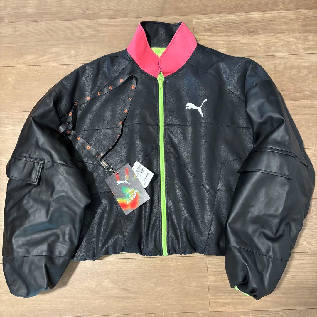 激レア PUMA ASAP Rocky PLEATHER JACKET A$AP