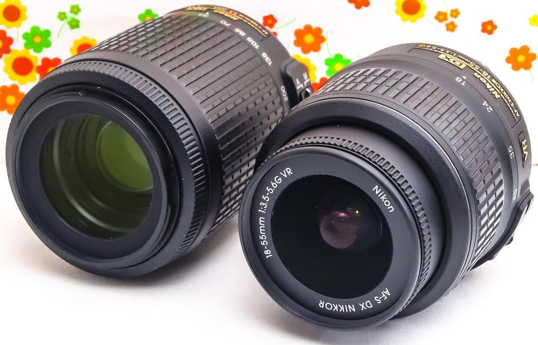 美品 Nikon D5100☆スマホに送れる！☆ダブルレンズ！☆付属品多数！