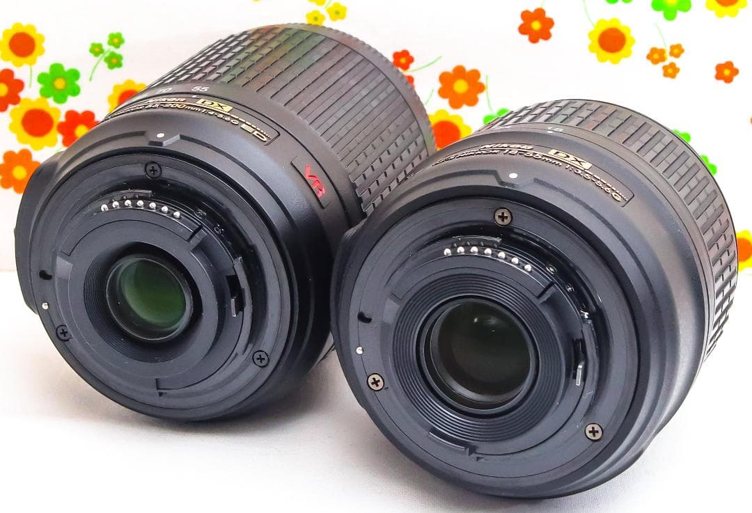 美品 Nikon D5100☆スマホに送れる！☆ダブルレンズ！☆付属品多数！