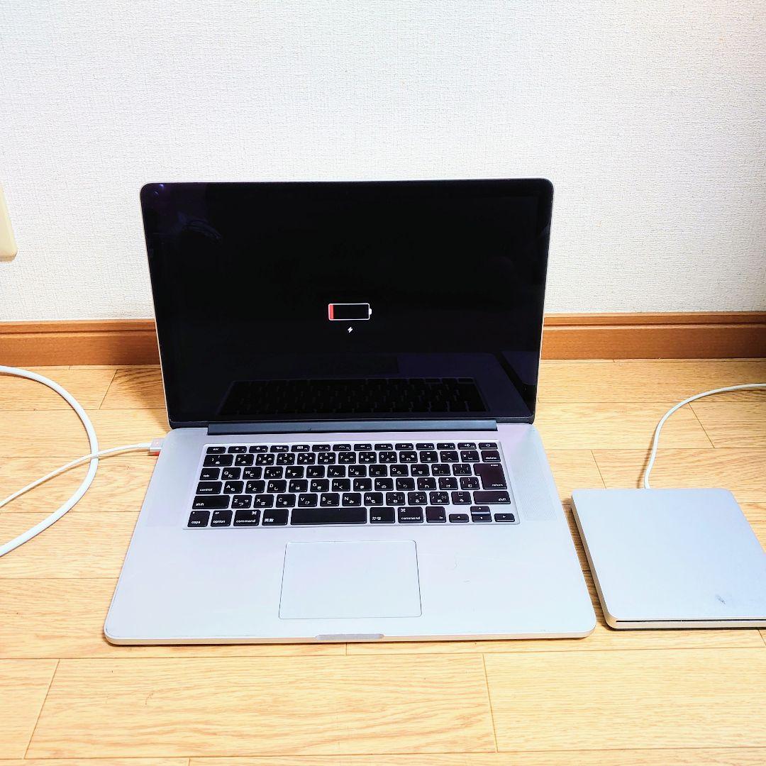Mac Book Pro 15インチ Retina 2015 A1398