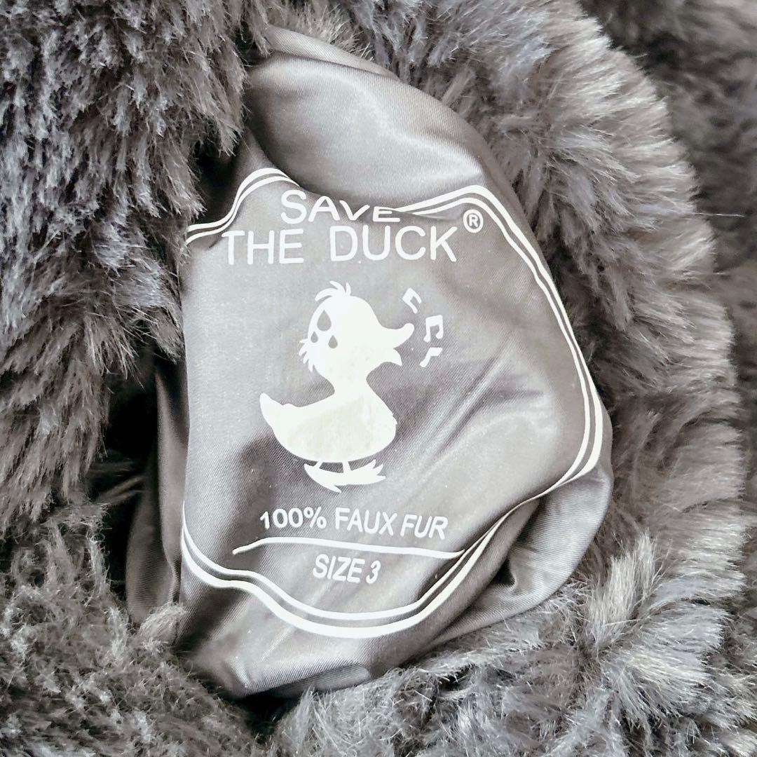 美品✨セーブザダック　リバーシブル　コート　軽量　洗える◎ ネイビー　XL相当