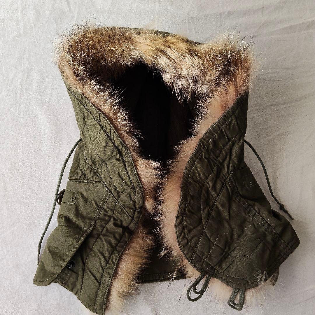 ☆交渉可☆48F　古着　アメリカ軍　m51パーカー用　フード　コヨーテ