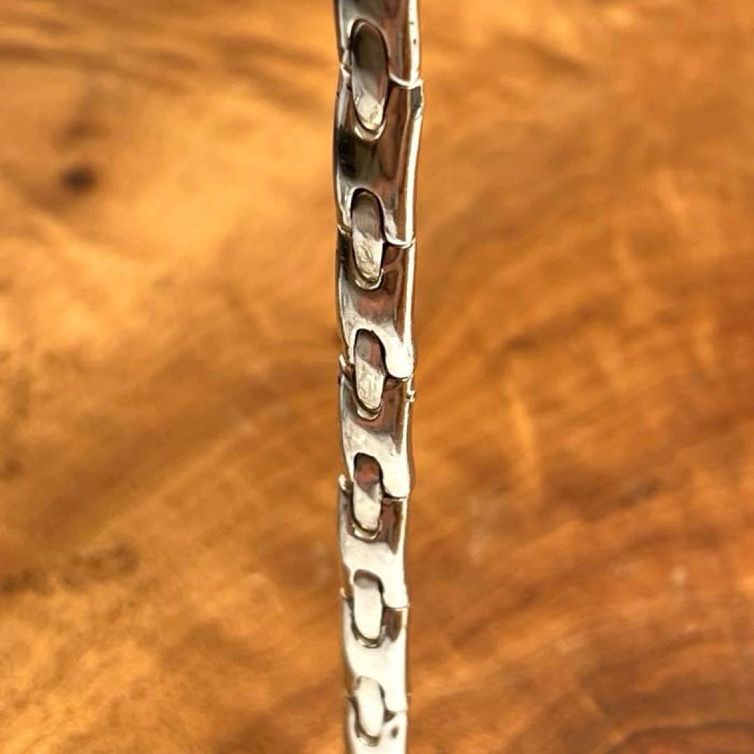 メキシコ ヴィンテージ シルバー モダンヘビー ブレスレット MEXICO925