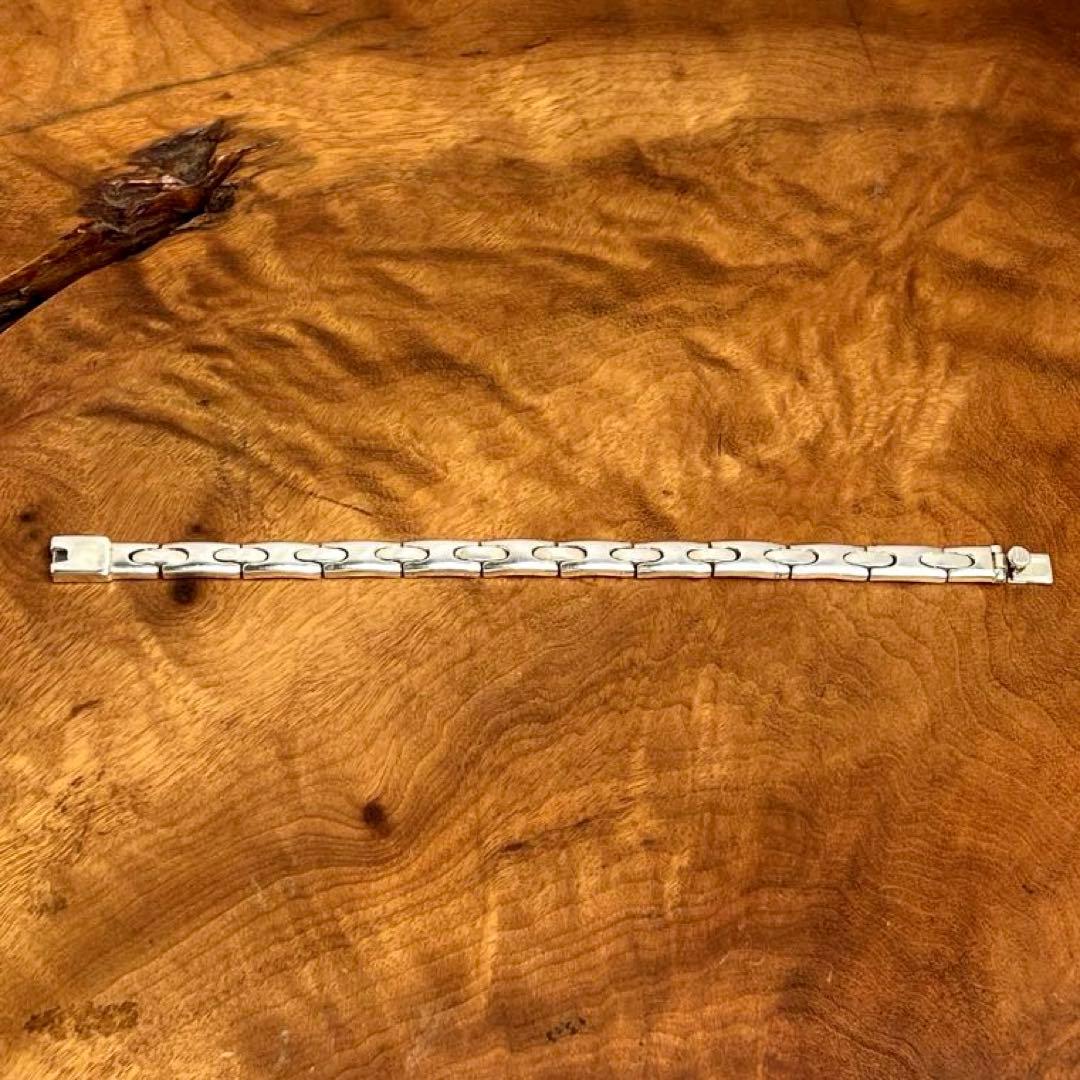 メキシコ ヴィンテージ シルバー モダンヘビー ブレスレット MEXICO925