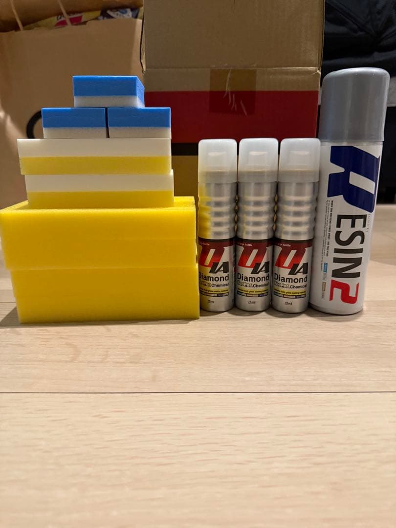 ダイヤモンドキーパー レジン2 セットスポンジ付き ☆全て新品未使用☆