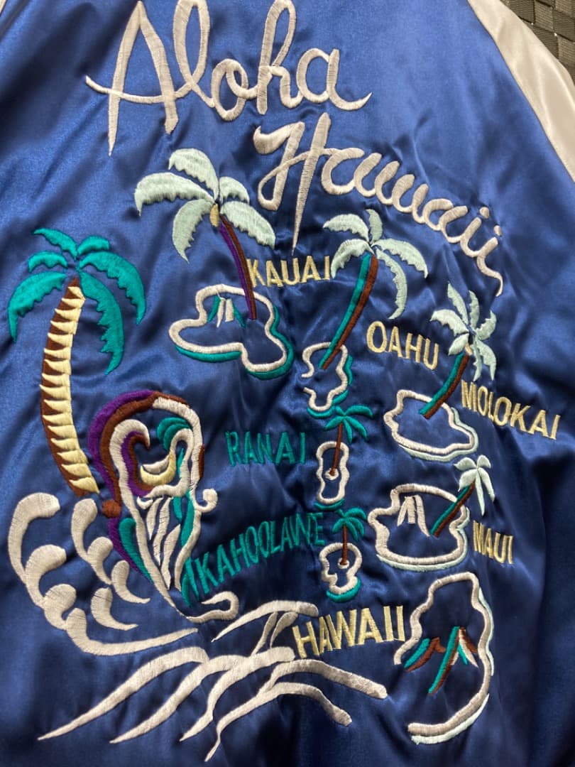 Hoshihimeホシヒメ星姫 アロハ刺繍スカジャン LL スーベニアジャケット