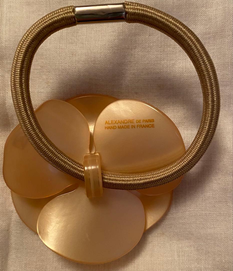 新品未使用品ALEXANDRE DE PARIS☆花モチーフ ヘアアクセサリー