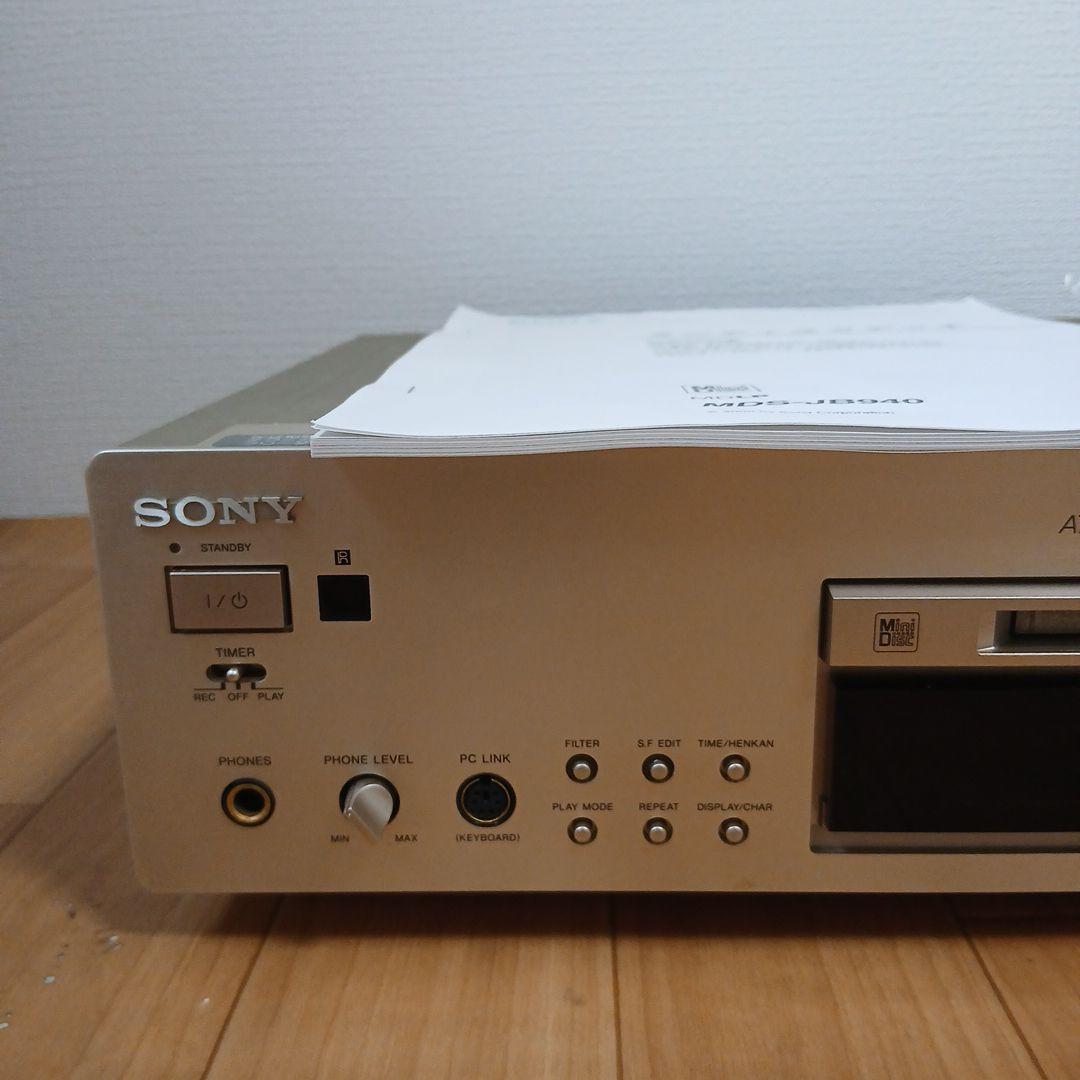 ジャンク品 SONY「MDS-JB940」MDデッキ