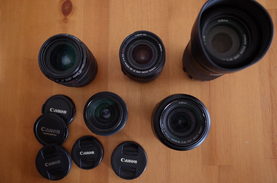 レンズ5本付きCanon EOS 9000D